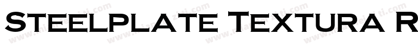 Steelplate Textura R字体转换